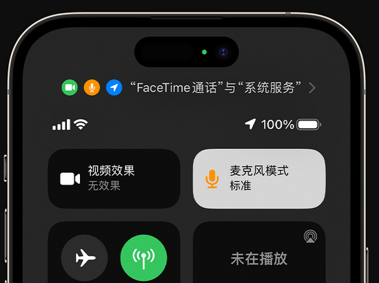 张家口苹果授权维修网点分享iPhone在通话时让你的声音更清晰 