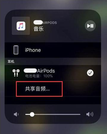 张家口苹果14音频维修点分享iPhone14音频共享设置方法 