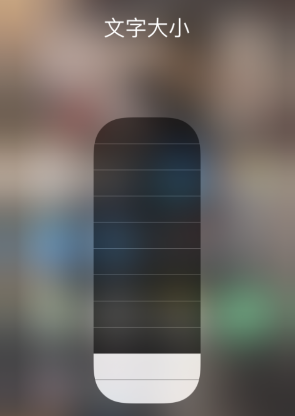 张家口苹果手机维修分享小技巧：在 iPhone 控制中心快速调节字体大小 